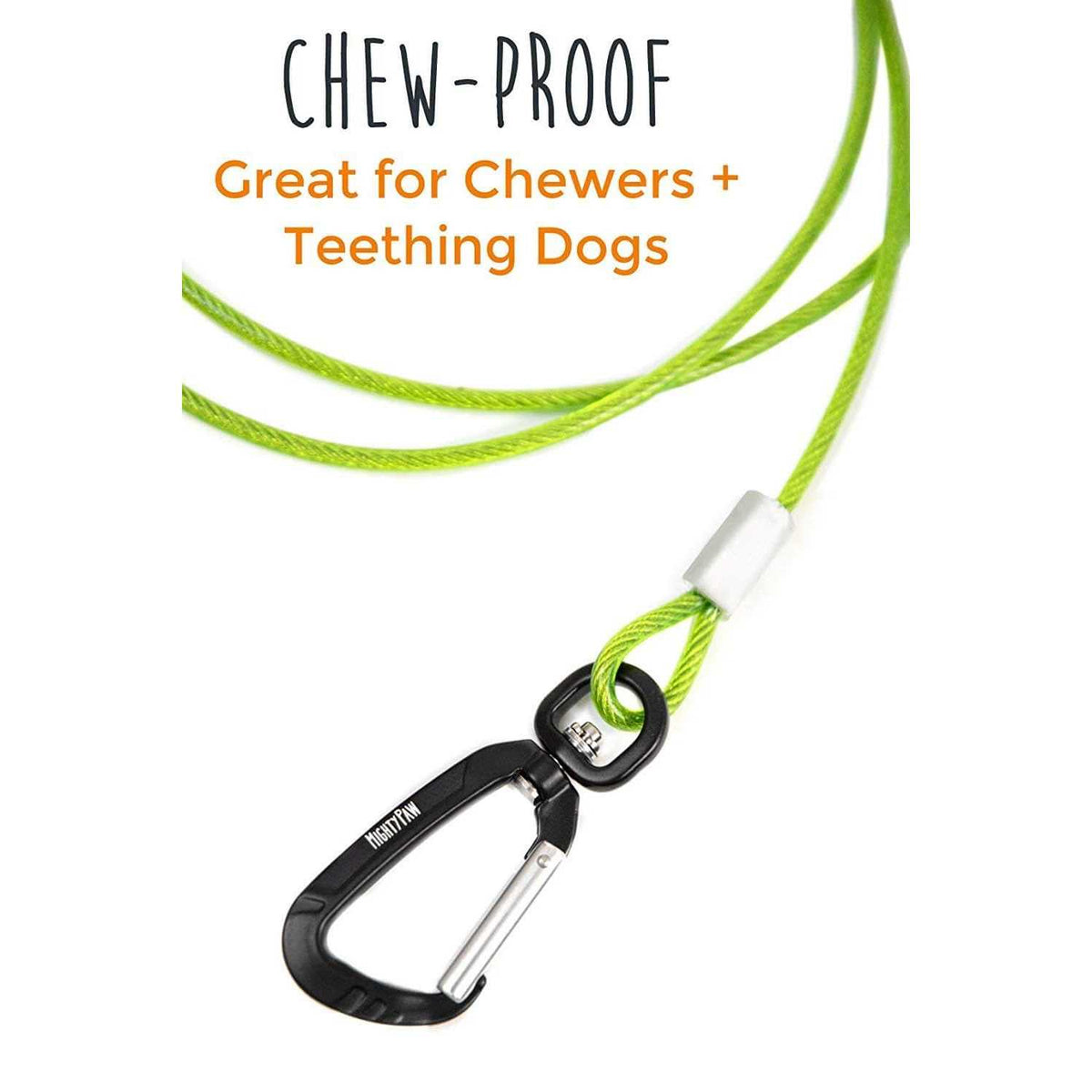 Chew Proof Dog Leash Metal Cable R174