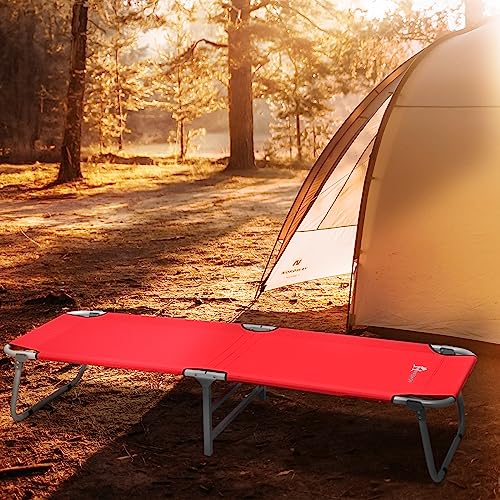 Portable Military Fold Up Camping Bed Cot with Storage Bag N552334