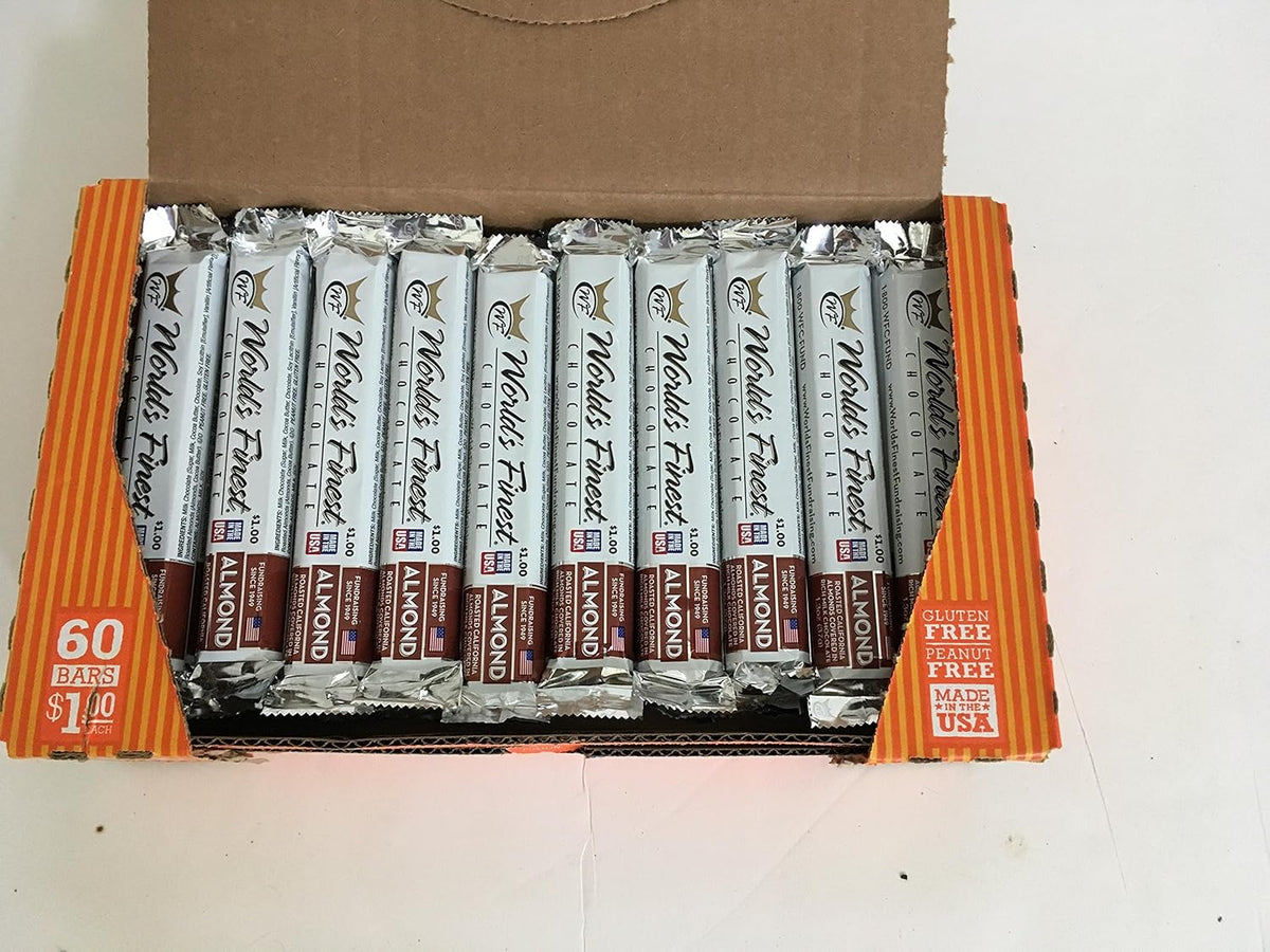 50 BARS Milk Chocolate with Almonds G23909