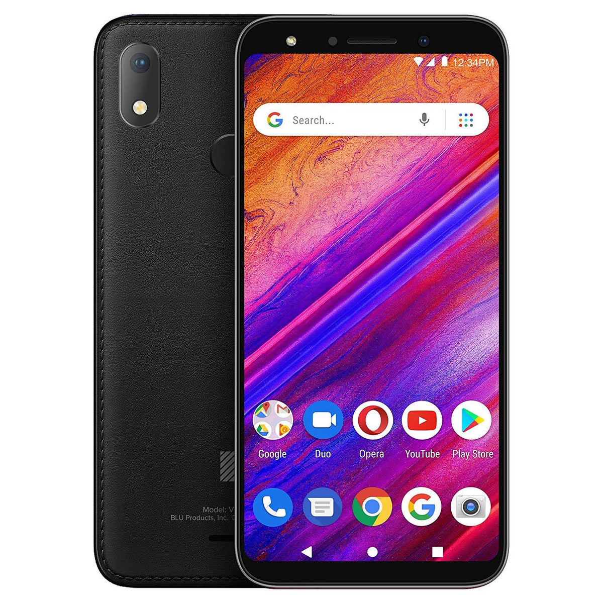 Black 5.7" HD Display Smartphone 64GB 3GB Ram U4961