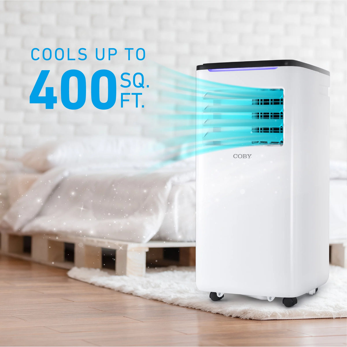 Portable Air Conditioner 6,100 BTU 3-in-1 Dehumidifier & Fan P961020