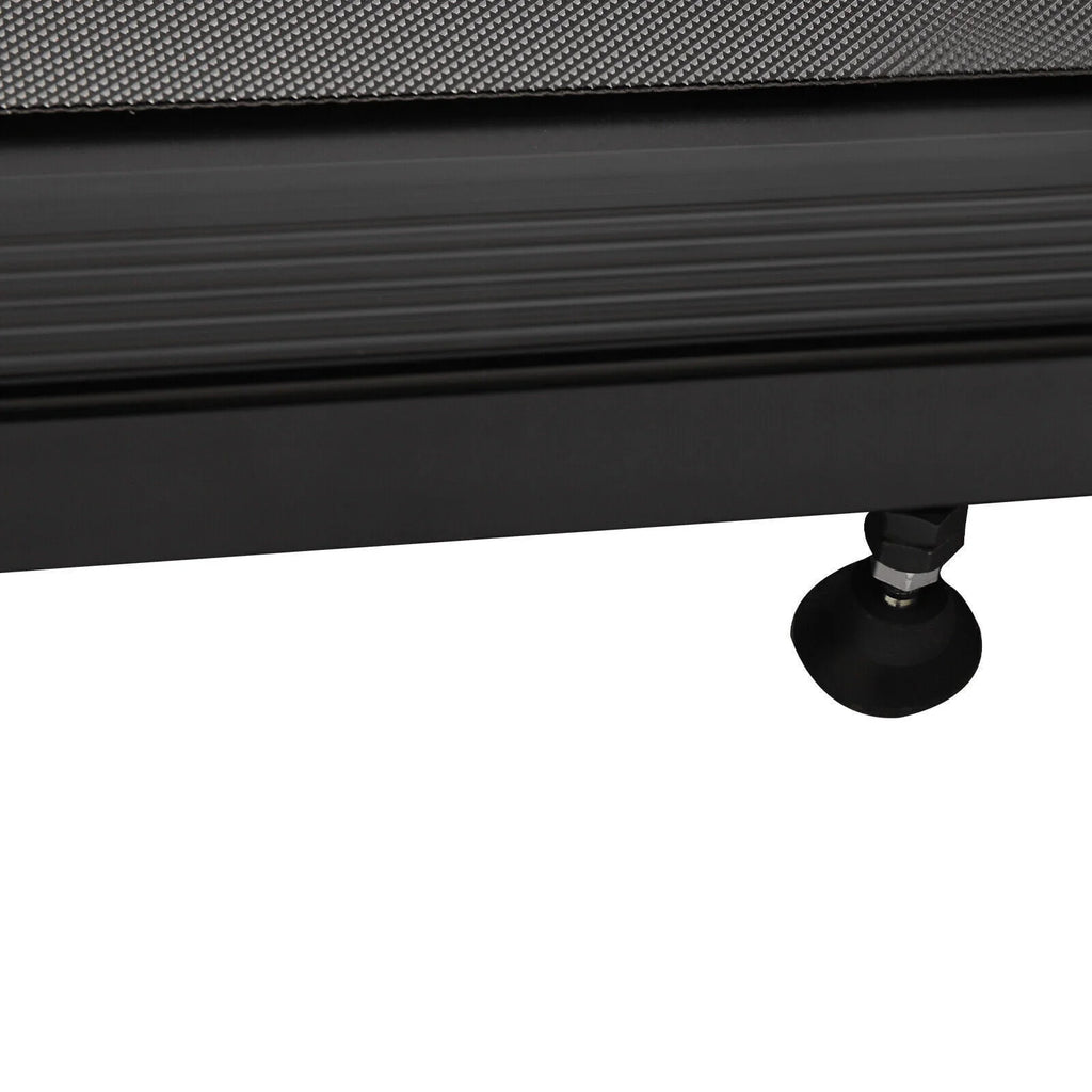 Folding Treadmill Under Desk Electric Walking Pad with Remote Black V565867
