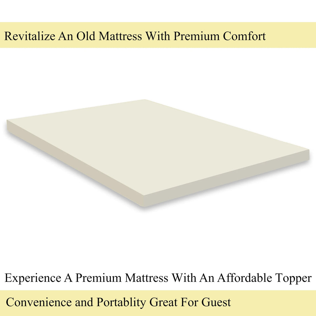 2" High Density Foam Mattress Topper J7410