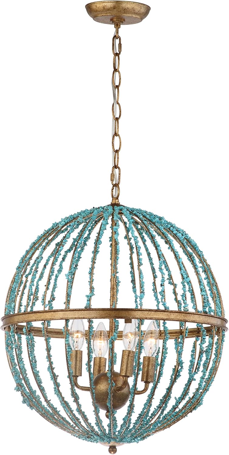 Blue Cage Chandelier T406199