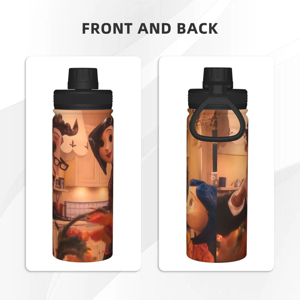 18OZ Stainless Steel Insulated Water Bottle Q58983