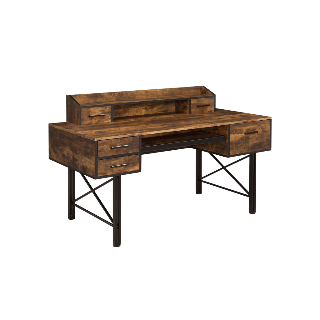 Weathered Oak Computer Desk E682569