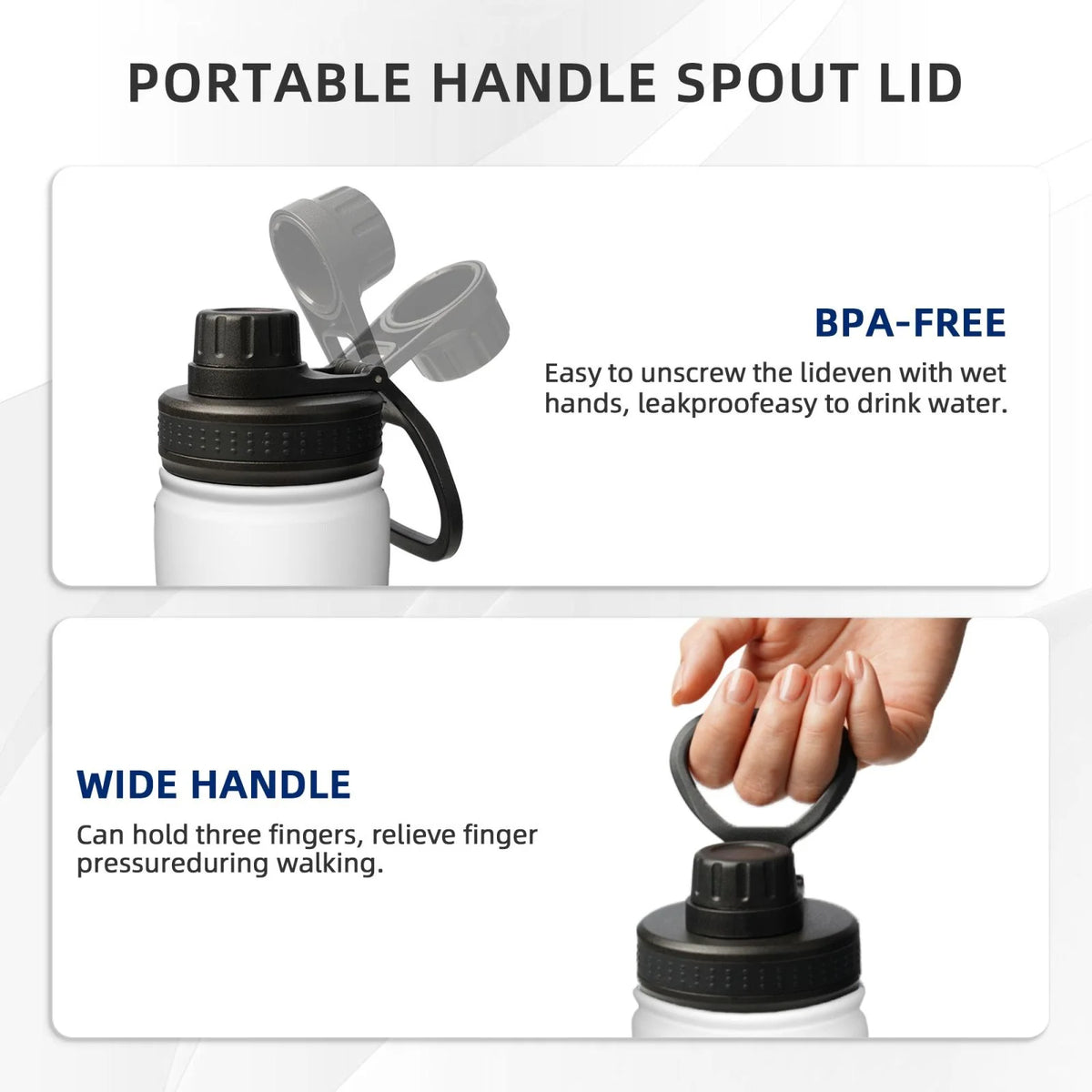 18OZ Stainless Steel Insulated Water Bottle Q58983