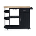 Black Kitchen Cart G142