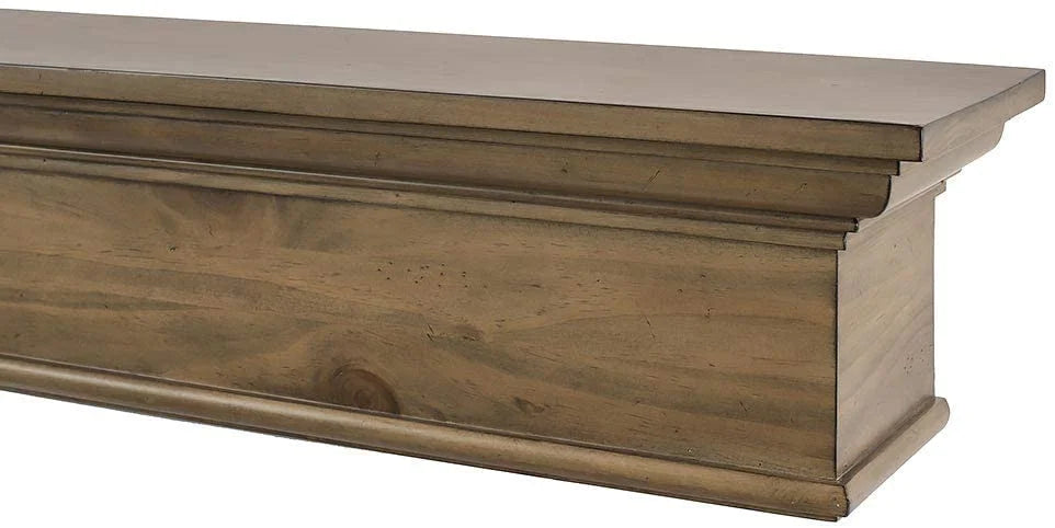72" Decorative Wood Fireplace Mantel Shelf I748542