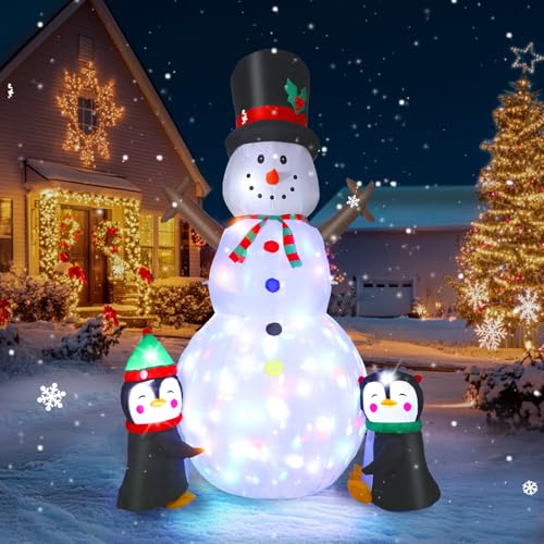 15FT Inflatable Snowman with LED Lights N88951