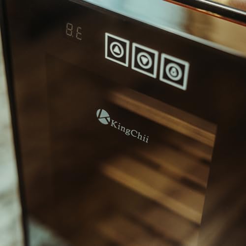 16L Electric Cigar Humidor Cabinet with Spanish Cedar Wood Shelves H8791