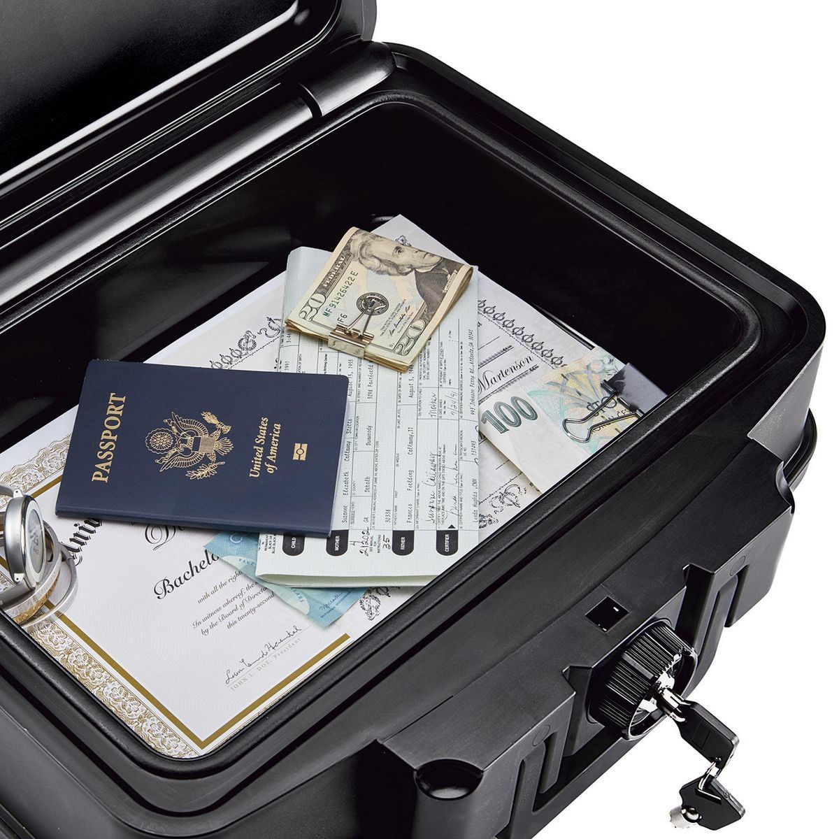 Waterproof and Fire Rated Document Safe T53305