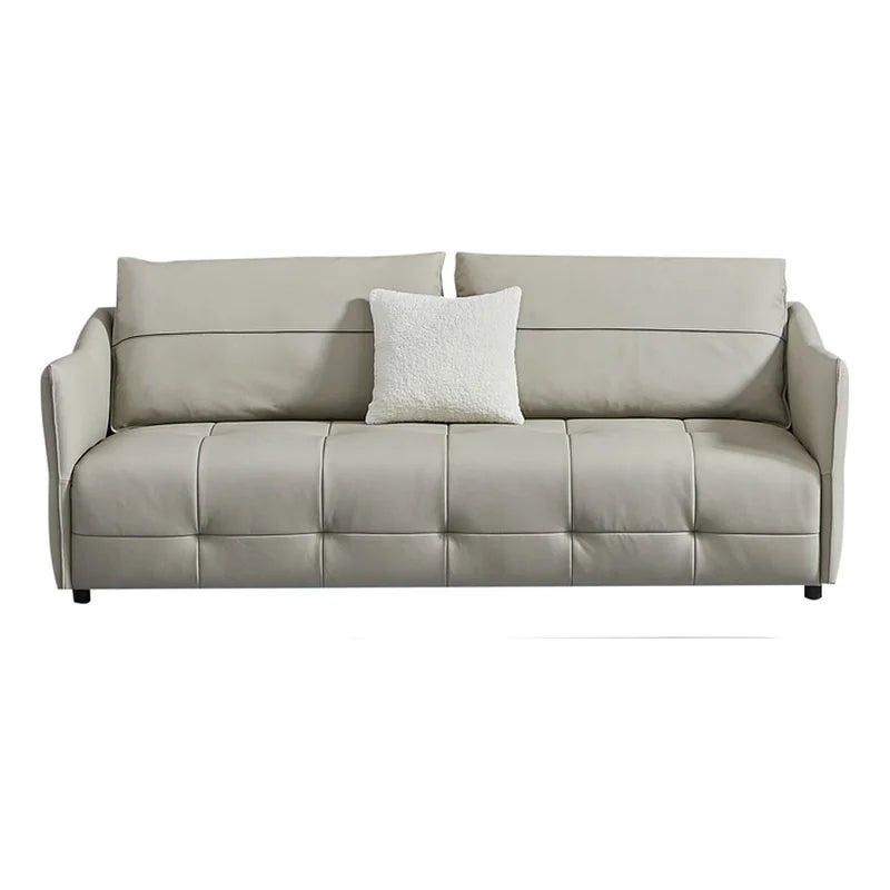 Gray Leather Sofa N77170