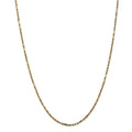 14kt Yellow Gold Diamond Cut Milano Rope Chain 18 inch Lobster Clasp U385