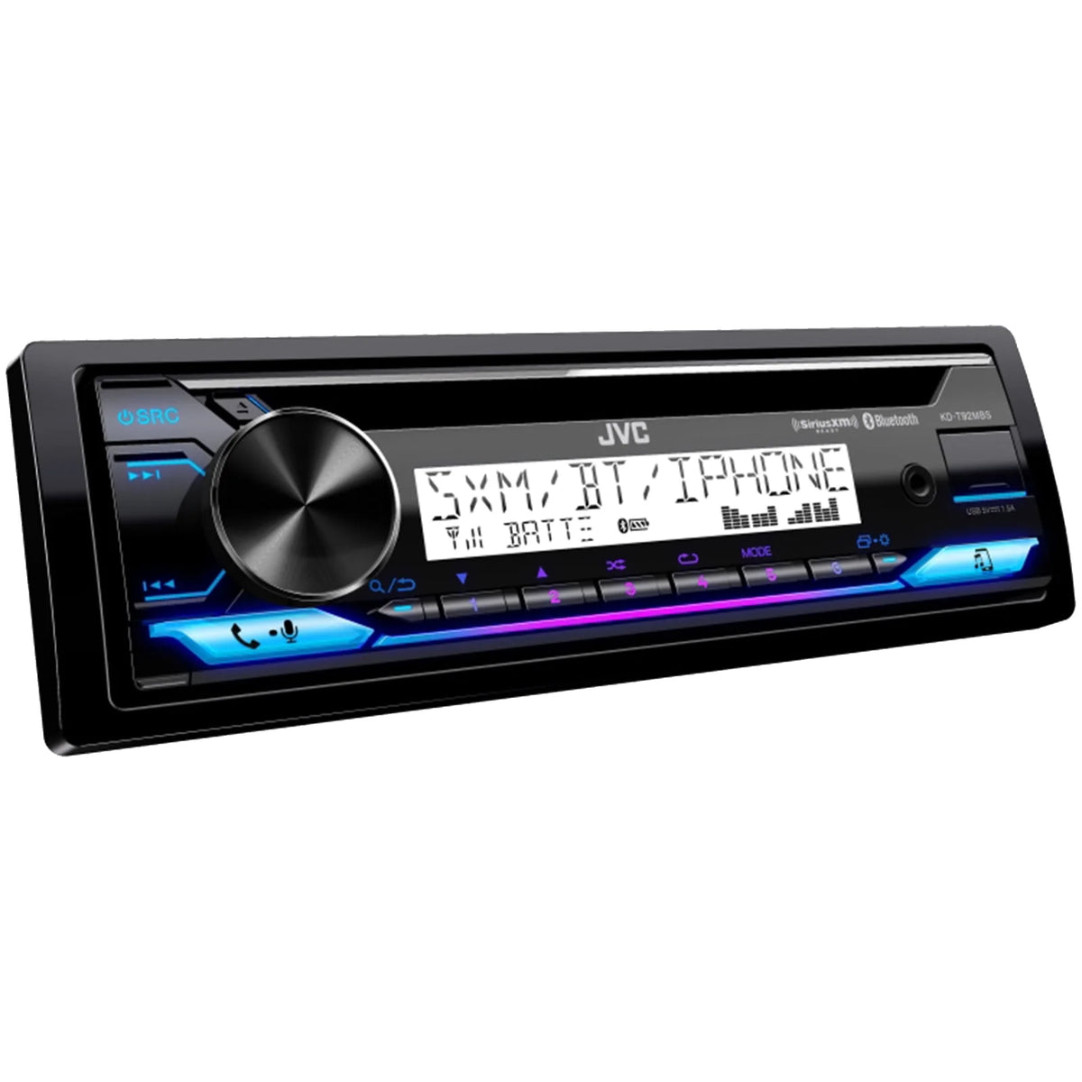 Single DIN Marine Bluetooth USB AM/FM Radio CD Player Stereo Receiver S539