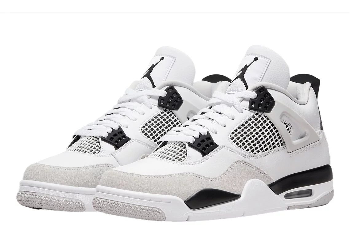 Men's Retro White Black Neutral Grey Sneakers O807
