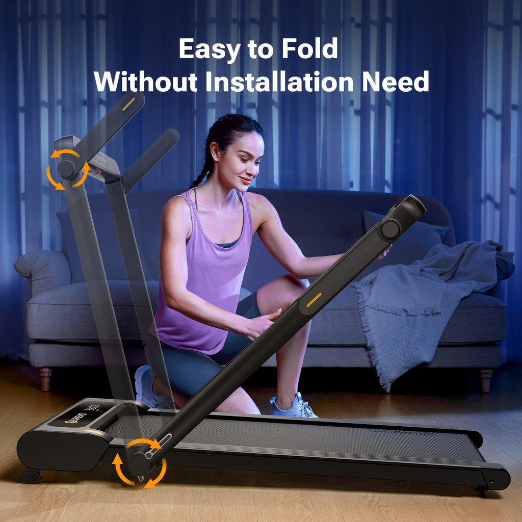 Folding Treadmill with 5% Incline 265lbs Weight Capacity Z6356