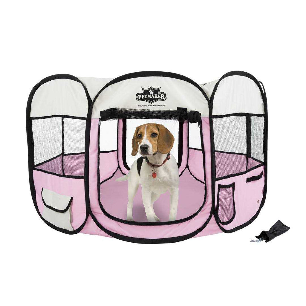 Portable Pop-Up Pet Play Pen with Carrying Bag K7393