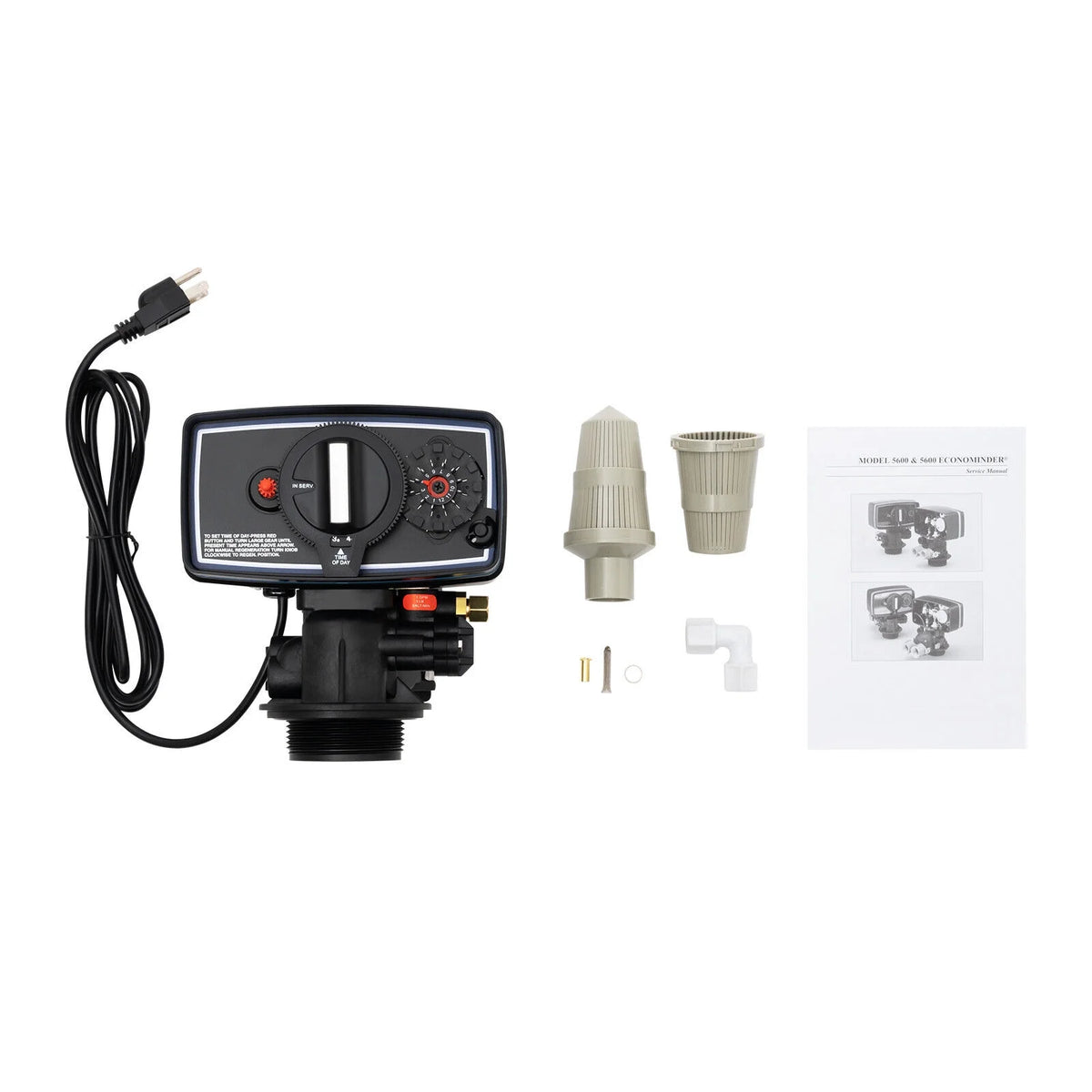 Metered 12 Day Clock Water Softener Control Head Valve J67799