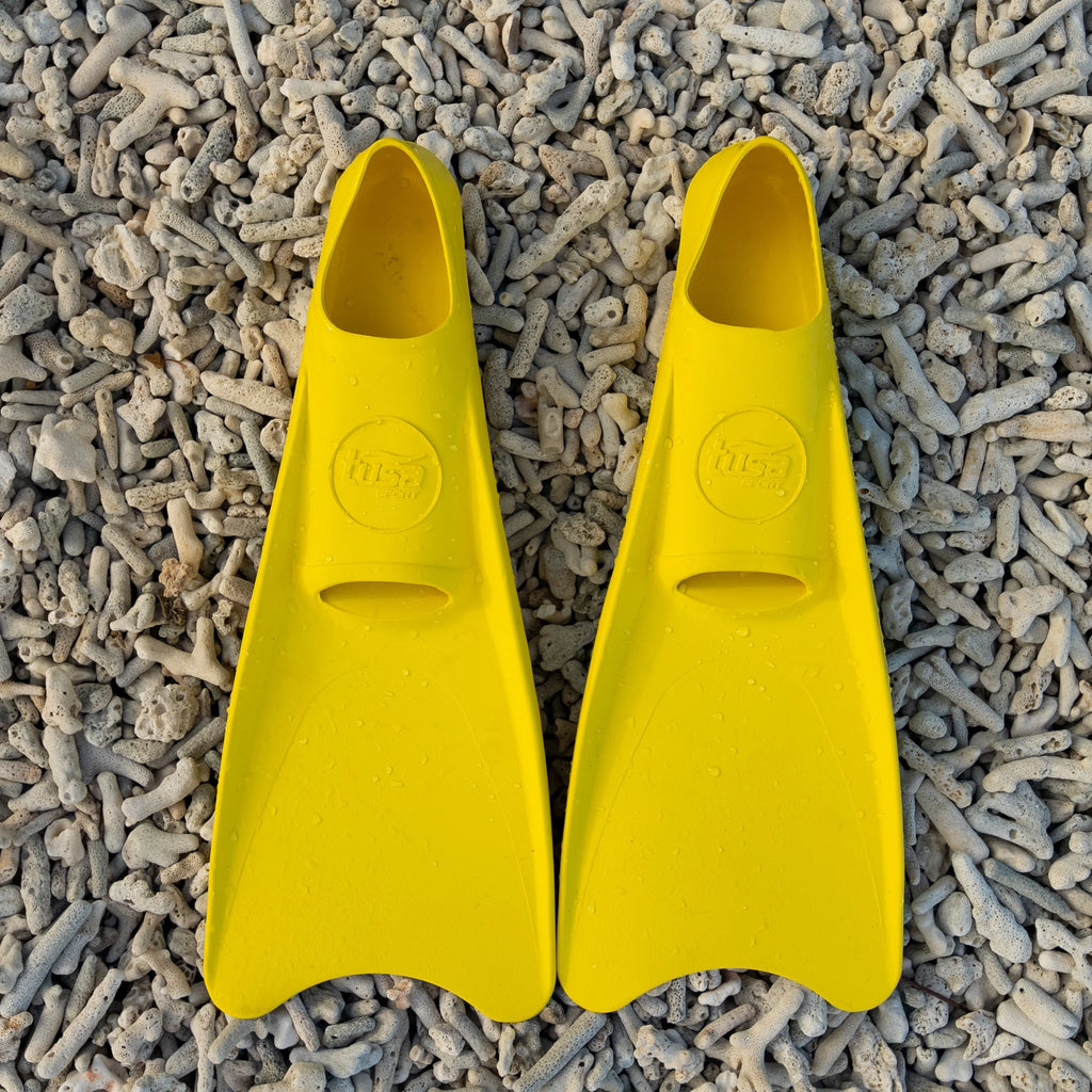 Black Full Foot Rubber Snorkeling Fins B513836