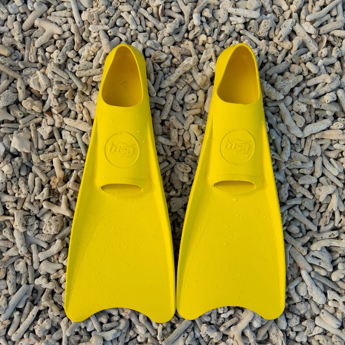 Black Full Foot Rubber Snorkeling Fins B513836