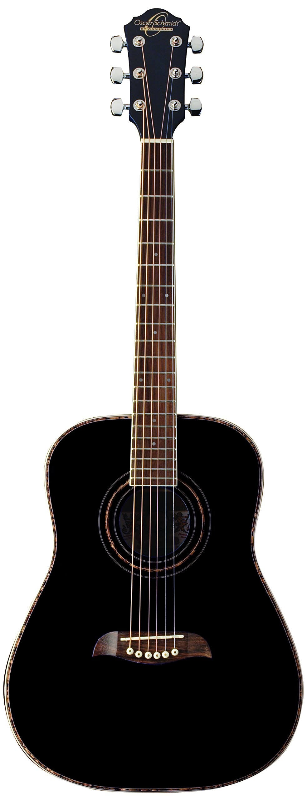 3/4 Size Acoustic Guitar Black R146