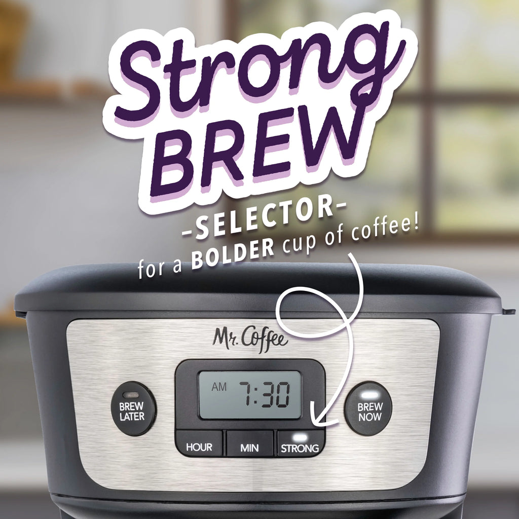 12-Cup Programmable Stainless Steel Coffee Maker S153734