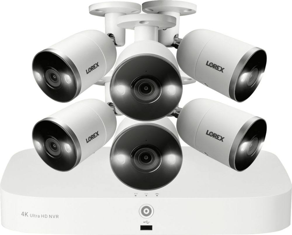 4K NVR Security System with 6 Smart Deterrence Cameras N66592