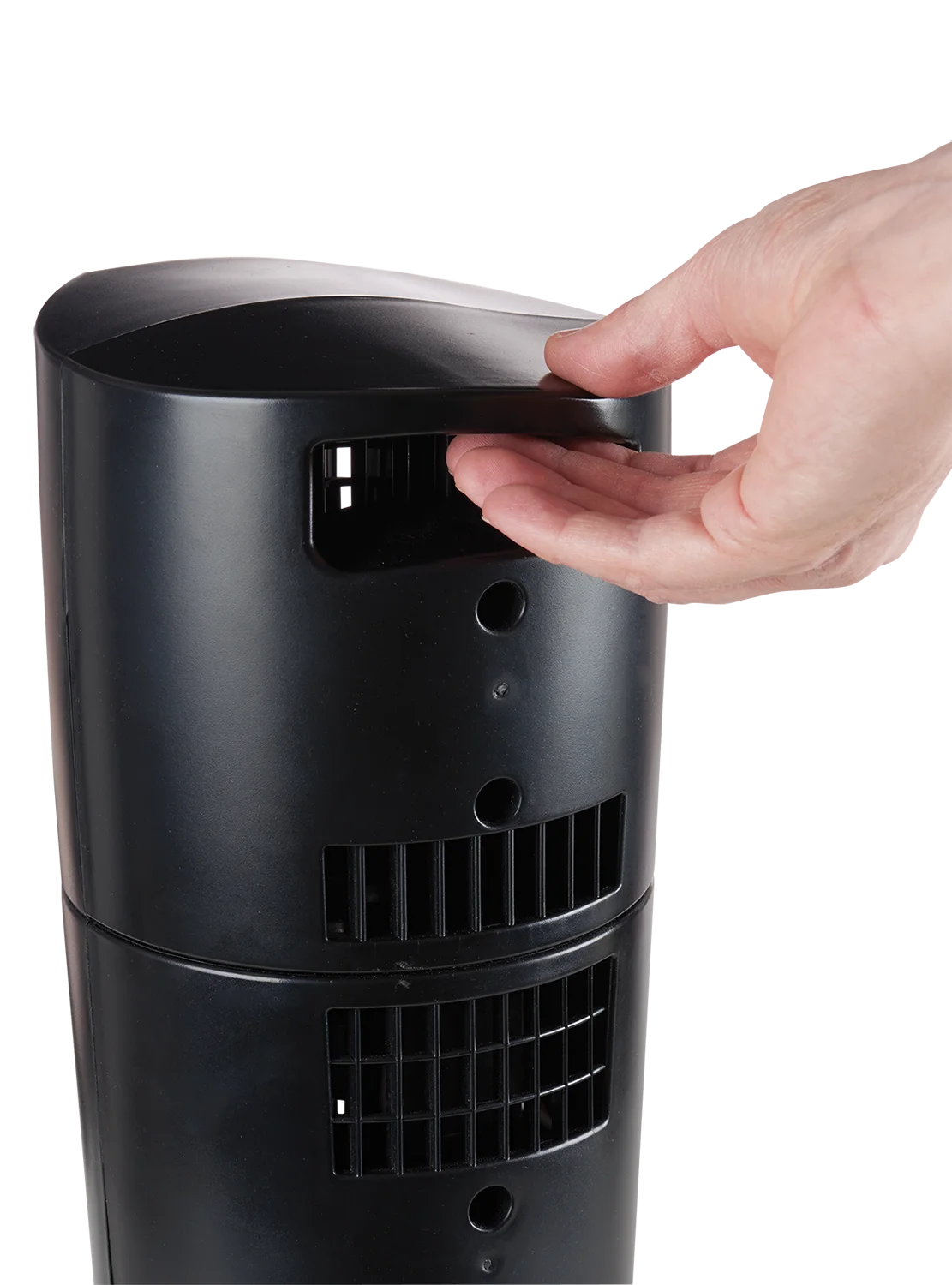 14" Oscillating 2-Speed Table Fan, Black X26587