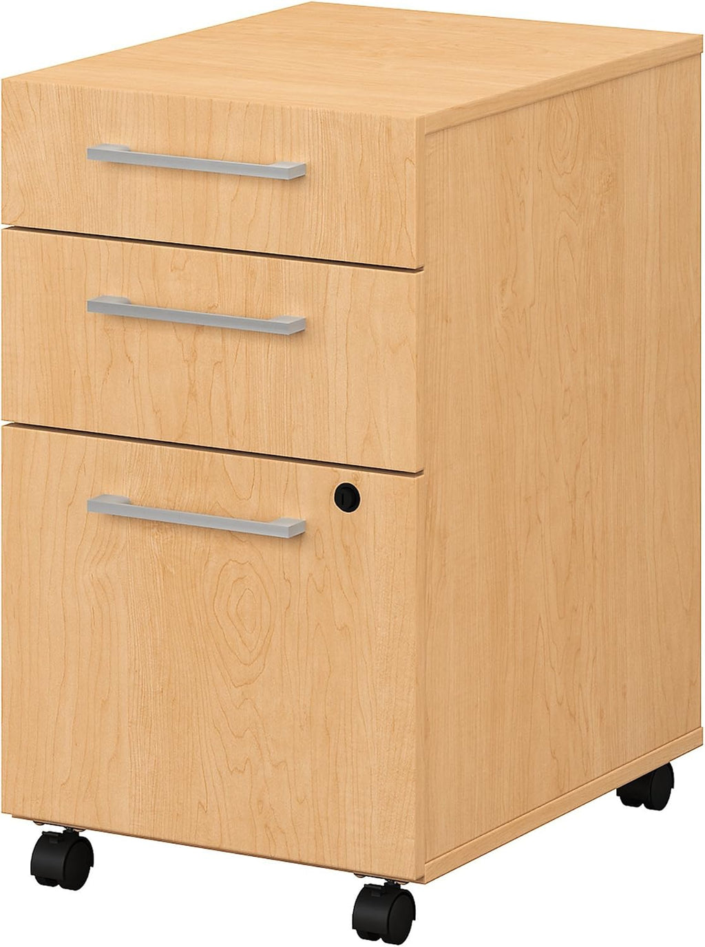 White 3 Drawer Mobile File Cabinet M51799