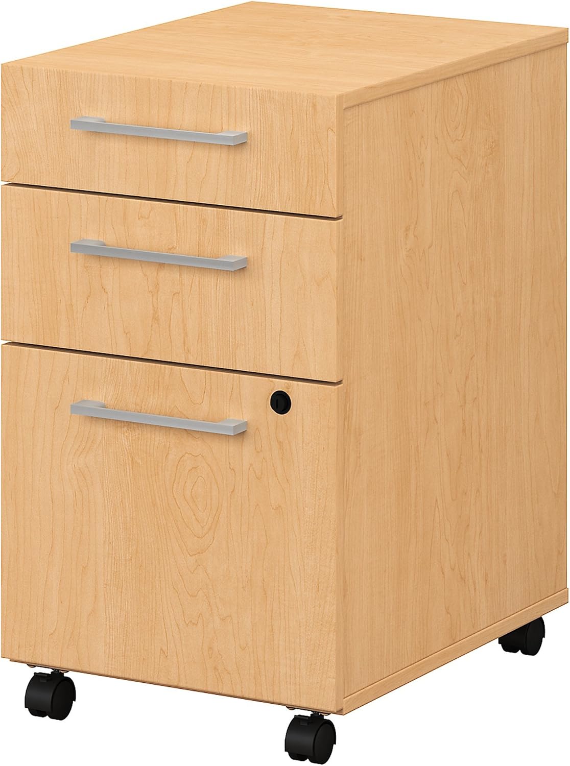 White 3 Drawer Mobile File Cabinet M51799