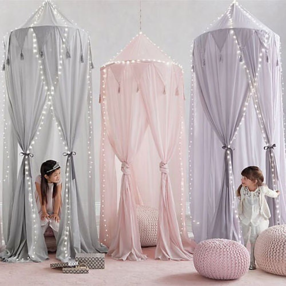 Cotton Round Dome Baby Bed Canopy Mosquito Net B56253
