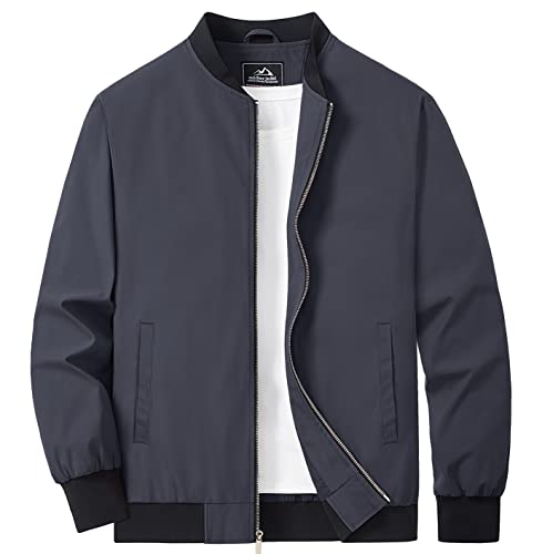 Men's Bomber Jacket Lightweight Full Zip Windbreaker G209