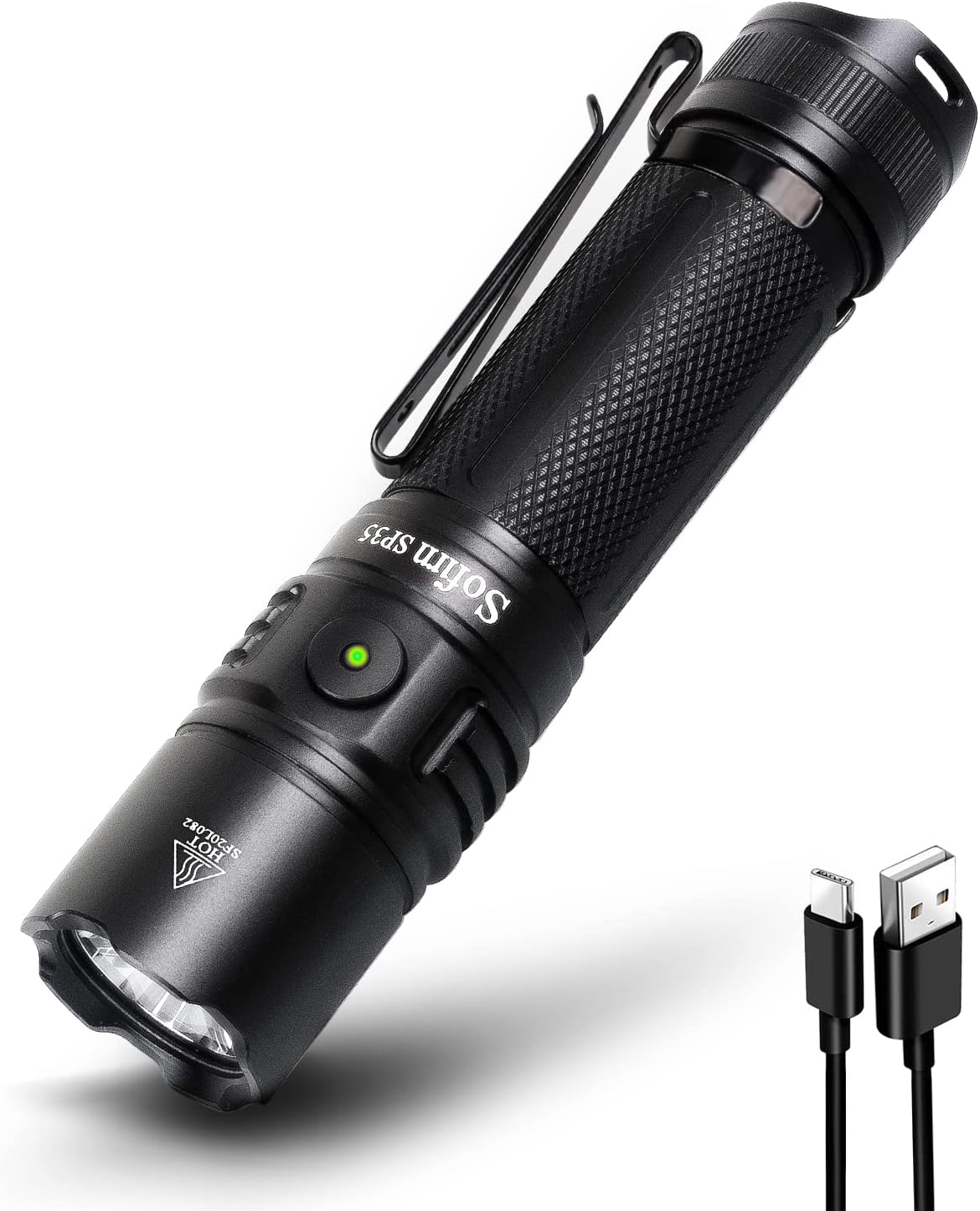 Rechargeable LED Flashlight 2000 Lumen 6500K G627844