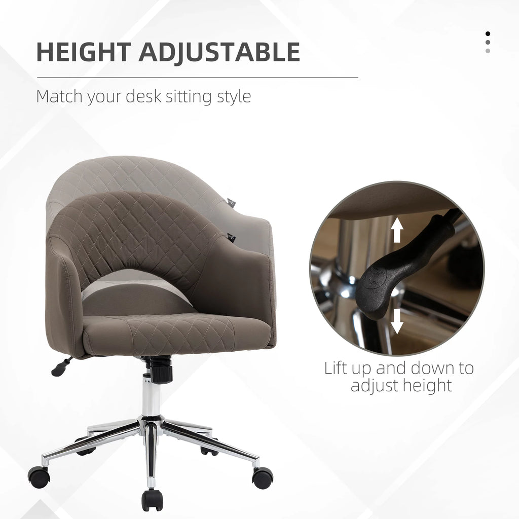 Swivel Office Chair with Adjustable Height I84041