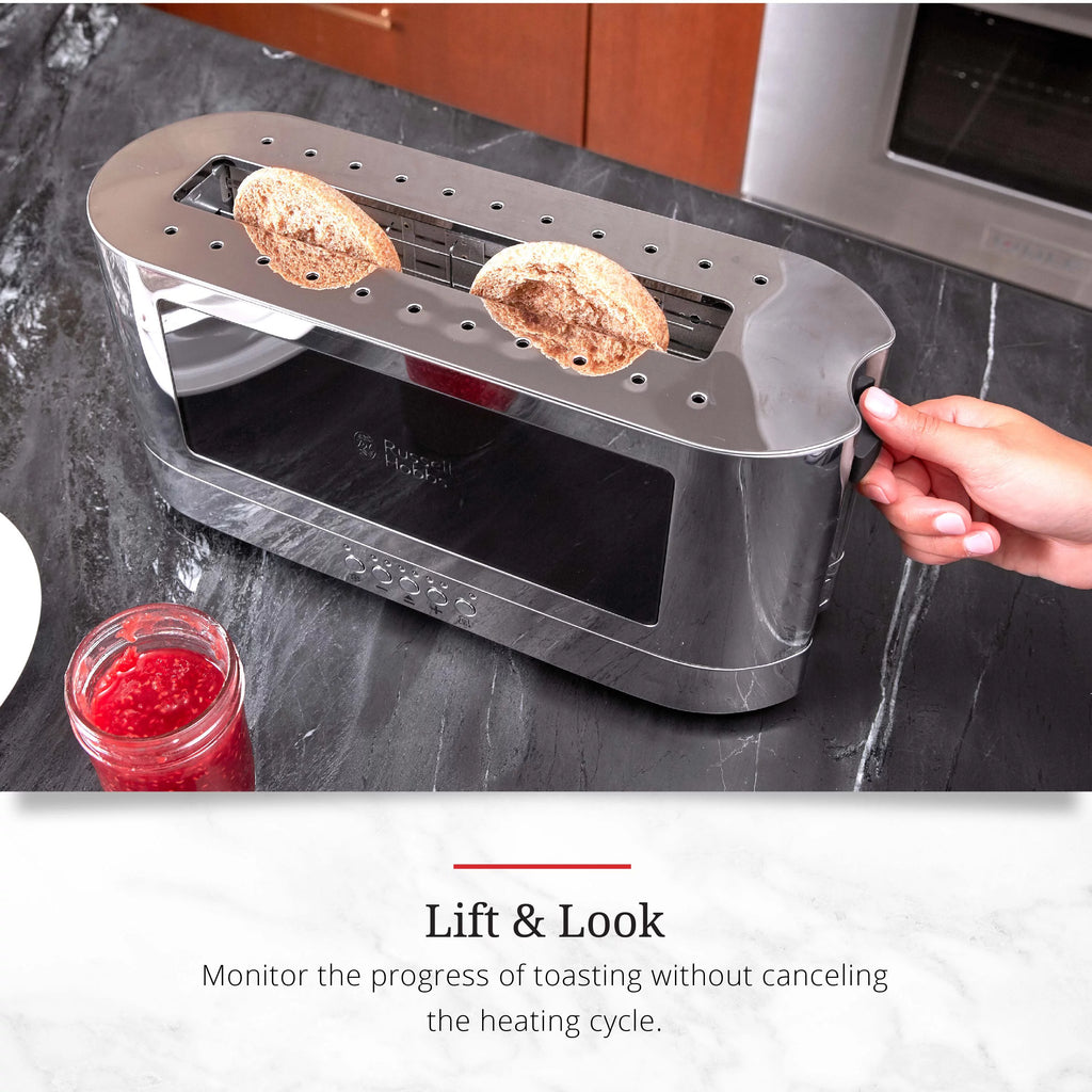 Black & Silver 2-Slice Long Toaster U428