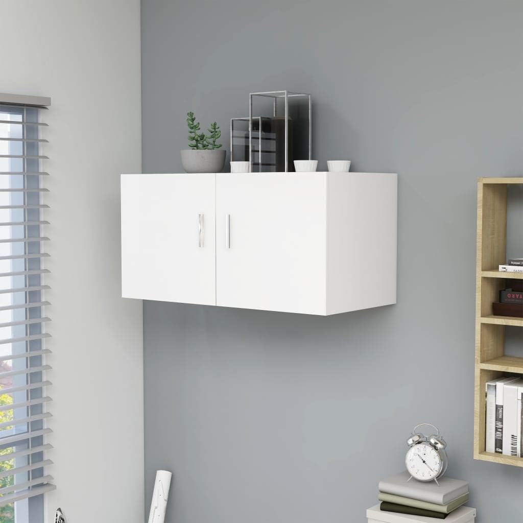 White Double Door Wall Mounted Cabinet V538