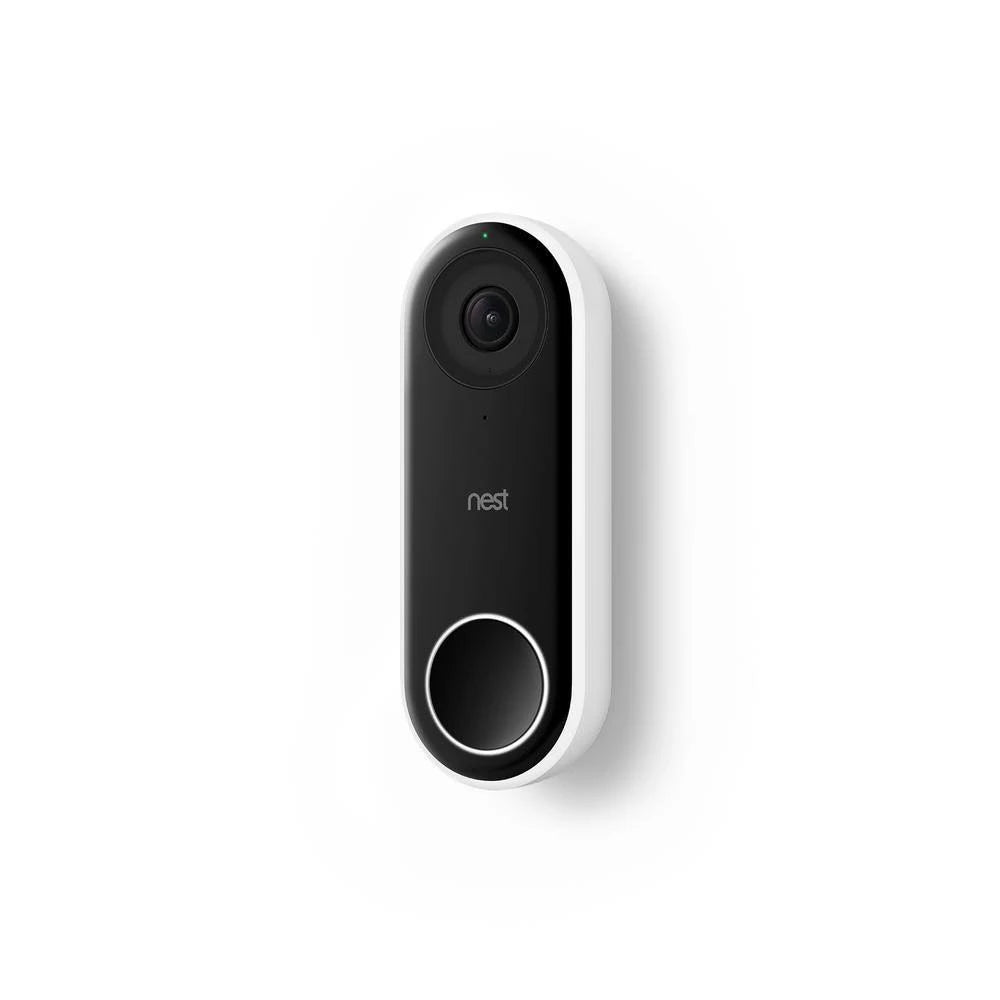 Video Doorbell and Lock in Polished Brass with Nest Connect Q1223