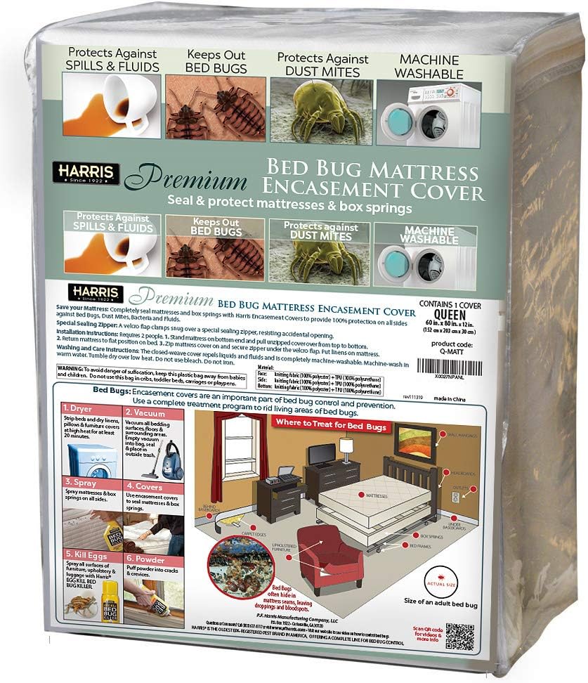 Queen Size Waterproof Mattress Encasement Protector Cover N9225