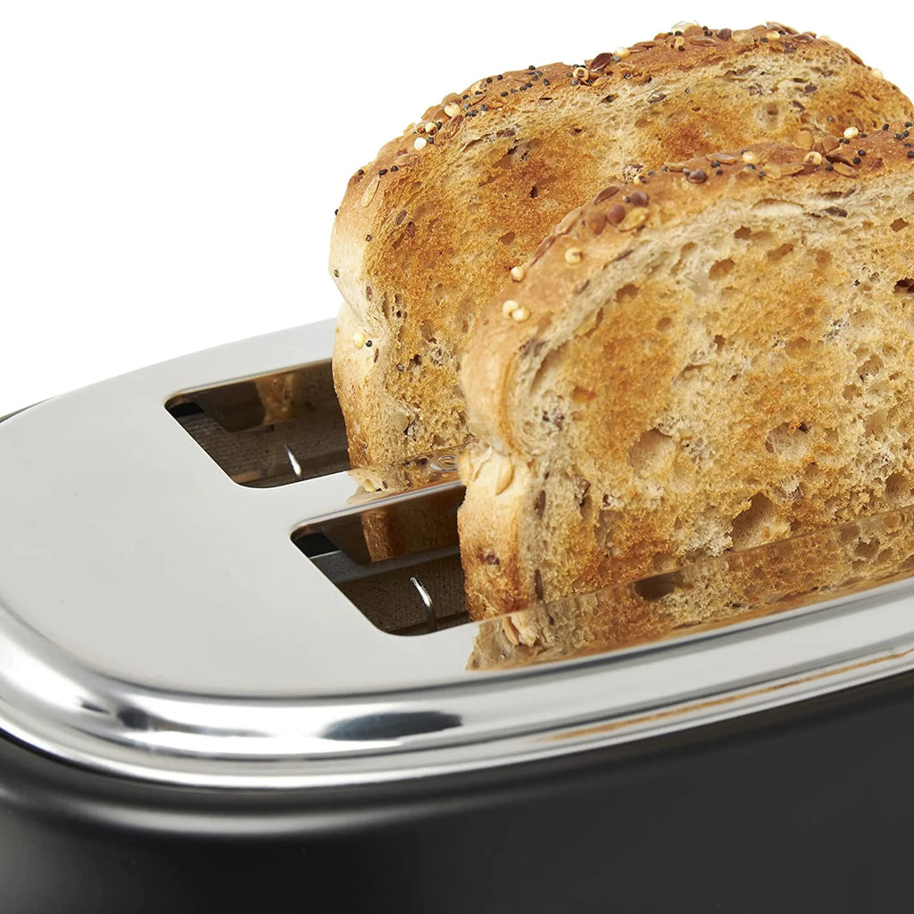 2-Slice Wide Slot Stainless Steel Toaster V33061