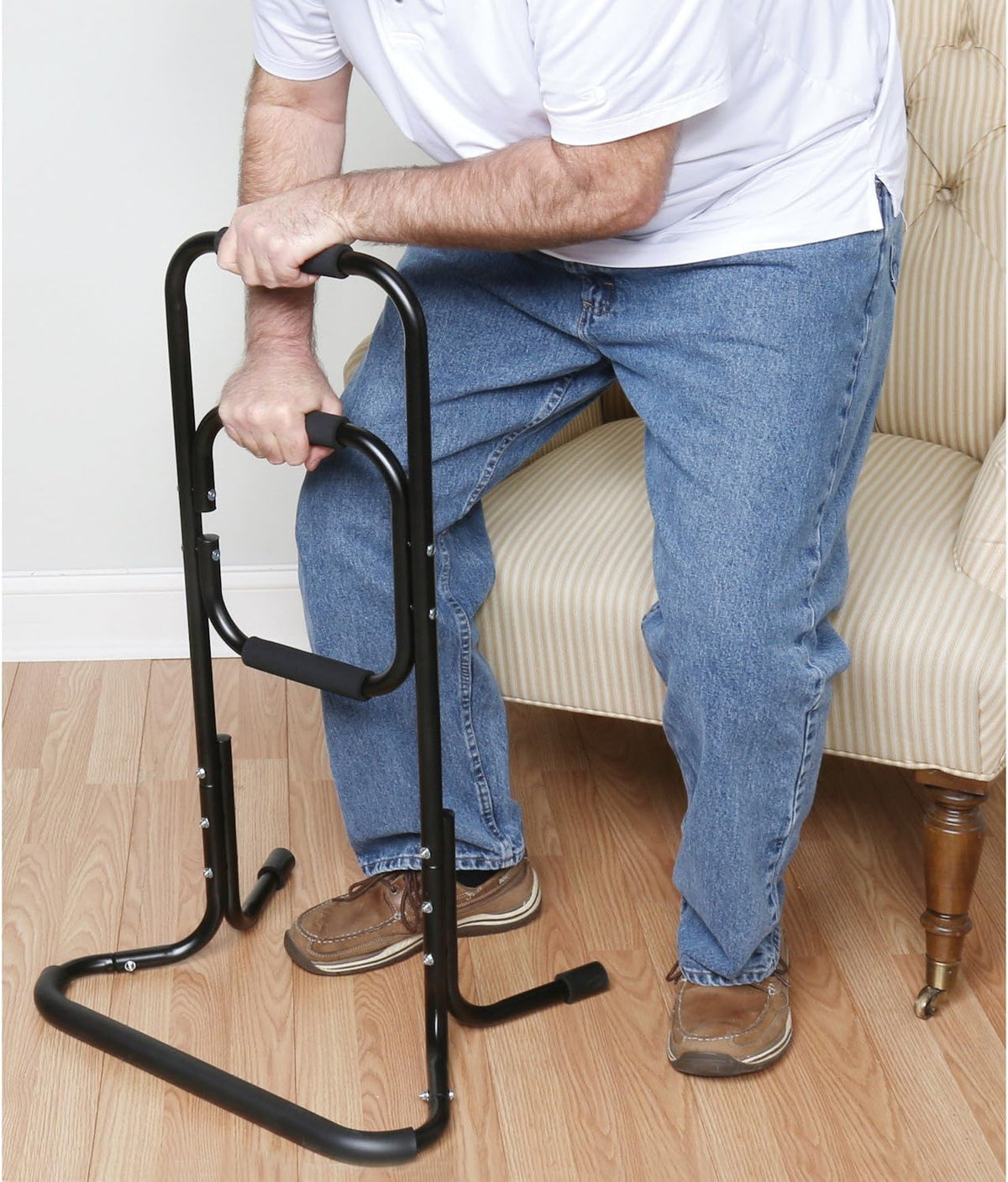 Black Metal Chair Stand Assist A984218