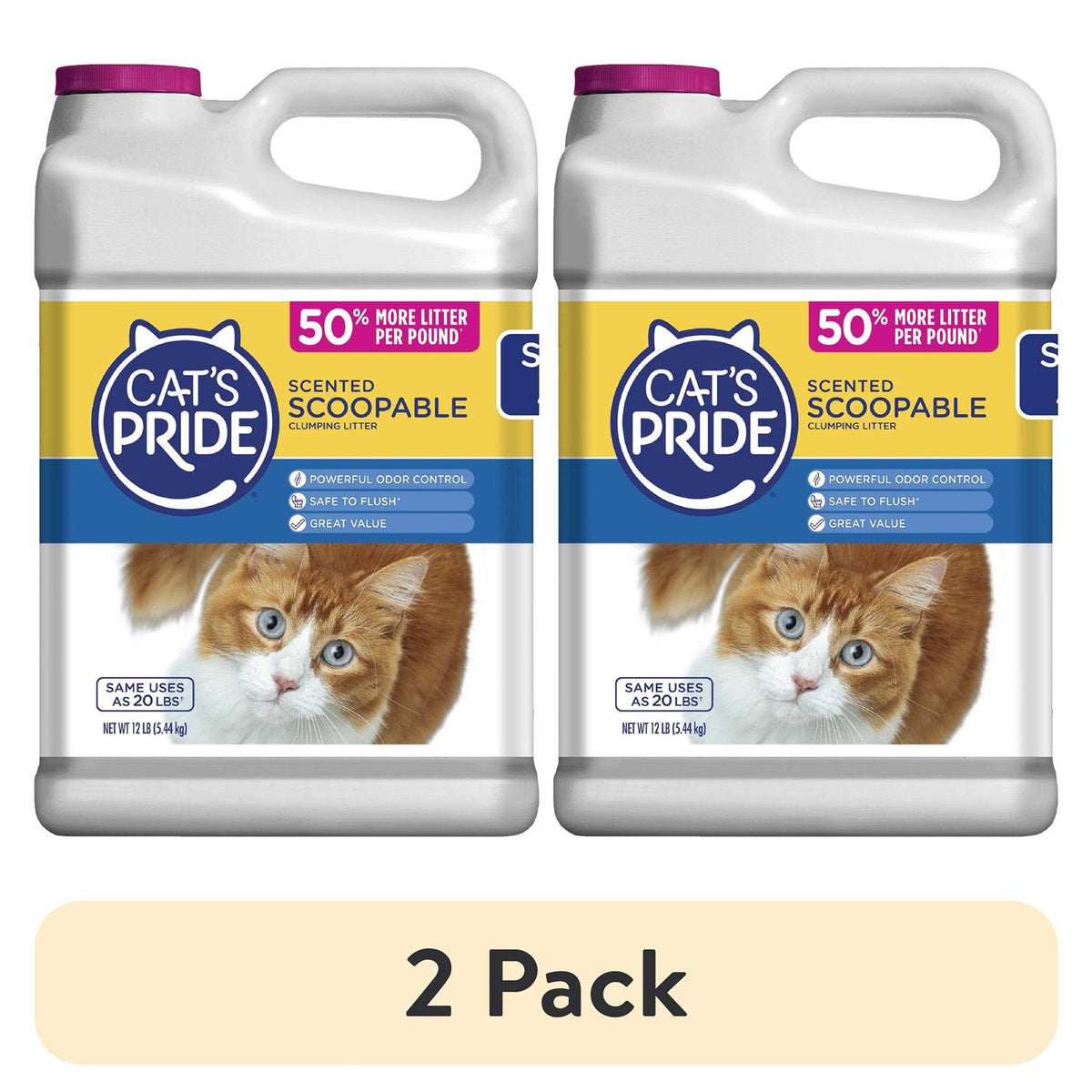 Scented Lightweight Clumping Cat Litter U3547