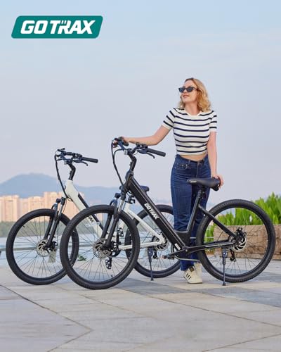 26" Electric Bike 500W 7-Speed Step-Thru Bicycle R891533