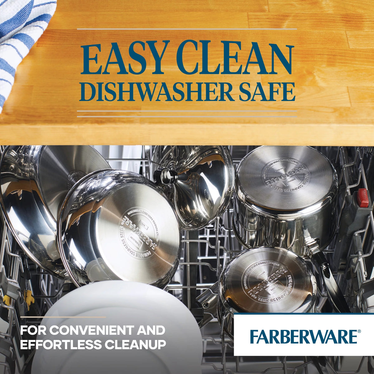 15 Piece Stainless Steel Pots and Pans Set F649