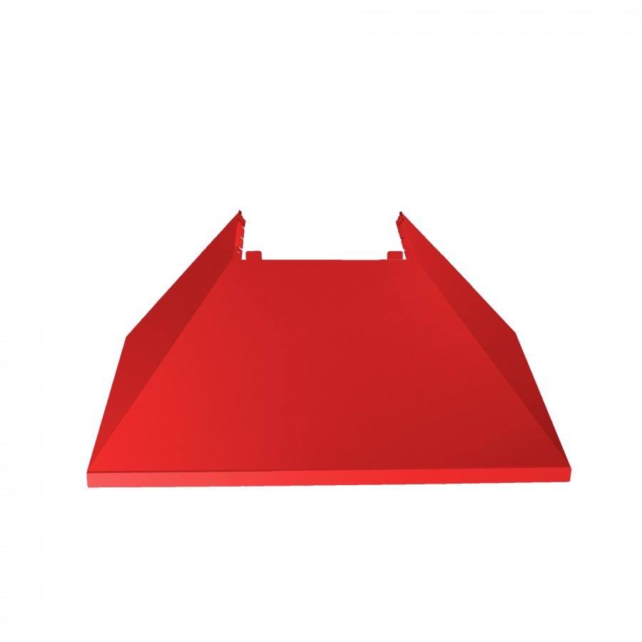 Red Matte Range Hood Shell M8262
