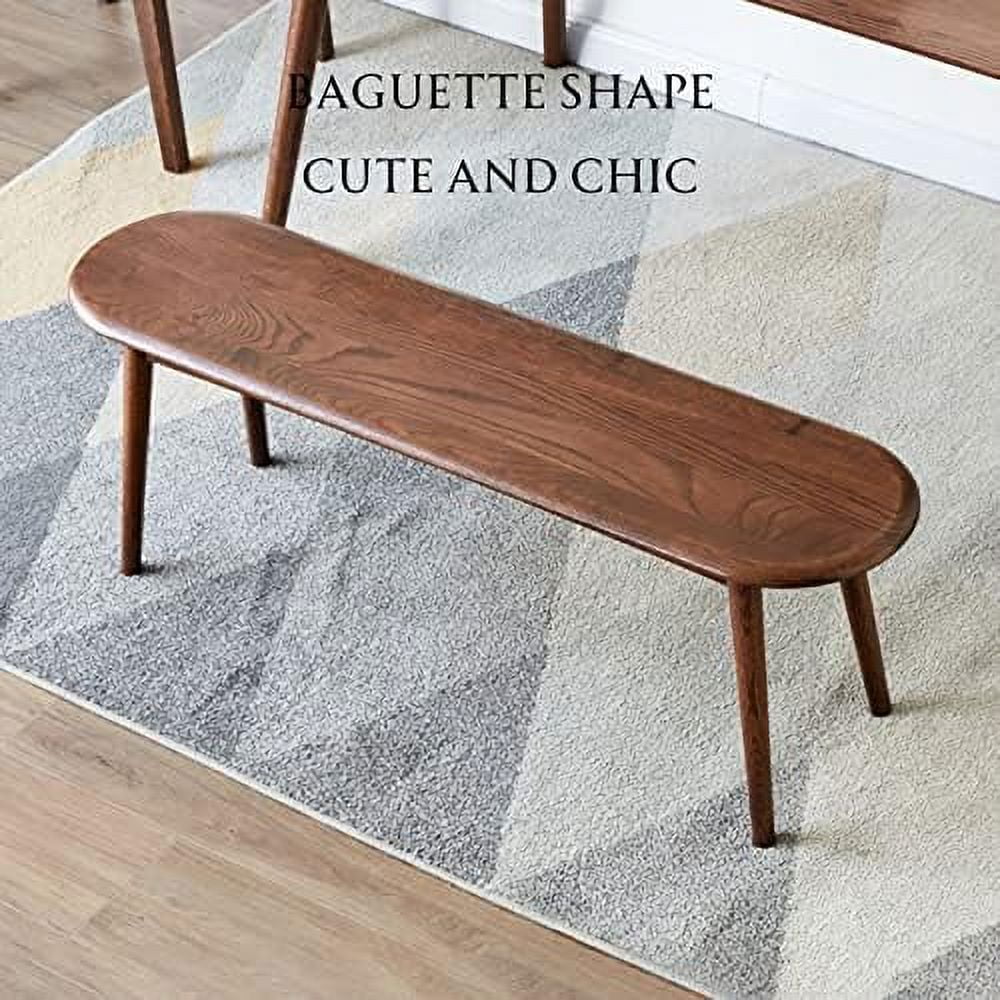 Solid Oak Wood Bench 47.24inch J112344
