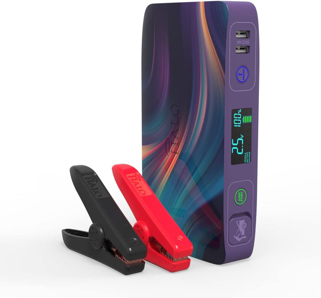 Black Portable Phone Laptop Charger Car Jump Starter X64380