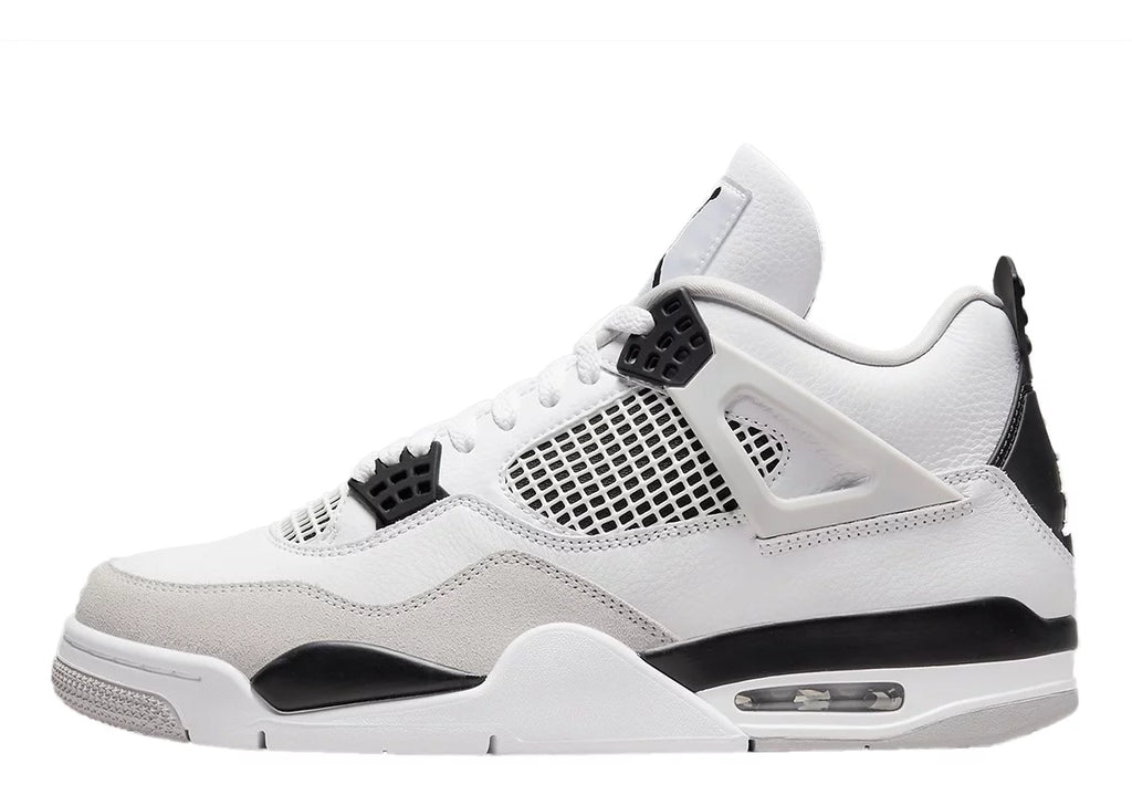 Men's Retro White Black Neutral Grey Sneakers O807