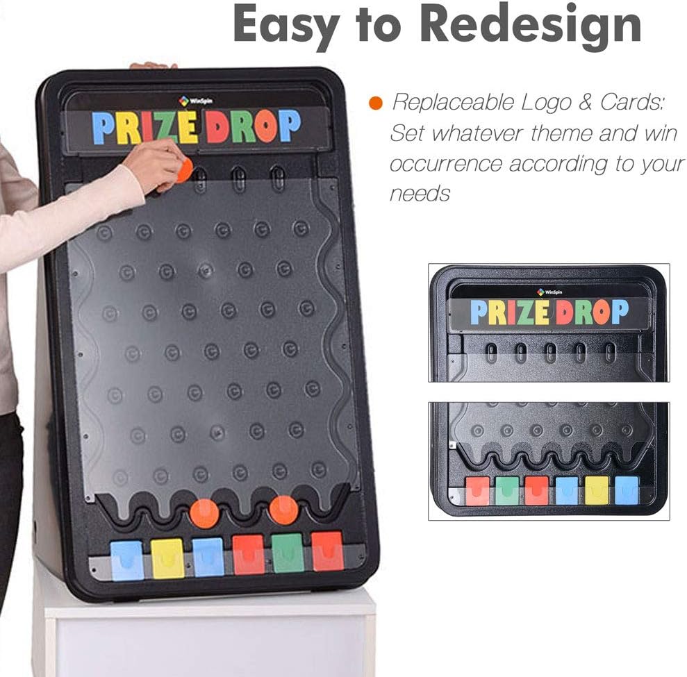 Plinko Board Disk Drop Game with 10 Pucks Pack of 2 G174373