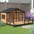 Solid Wood Dog House B238352